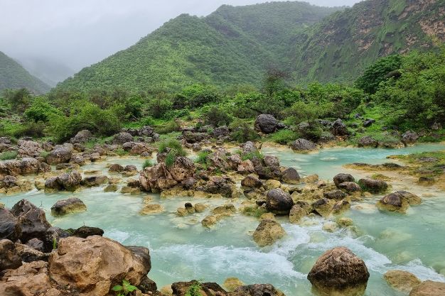 khareef season in Dhofar Region